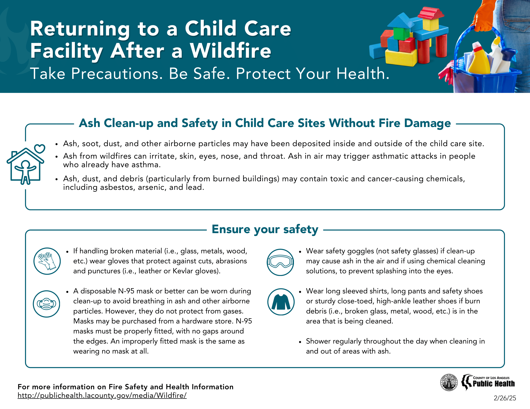 Returning to a Child Care FAcility After a Wildfire